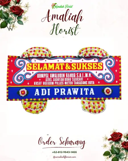 Papan Bunga Ucapan Selamat Panggih